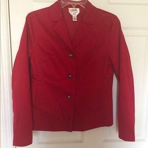 Red Talbots Blazer